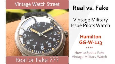 fake hamilton vietnam watch|Real Vs. Fake .